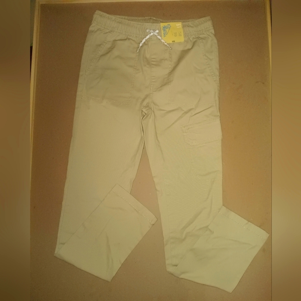 3/$8 Boys Tan Cargo Pants